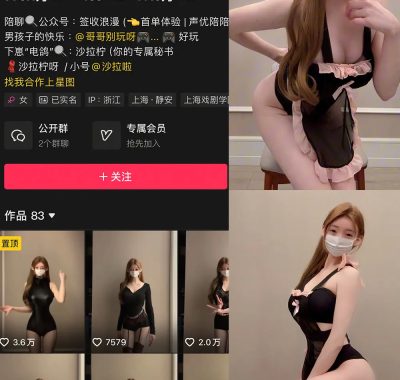 抖音 沙拉拧 微密圈 NO.001期 【4P】最新至：2025.1.3