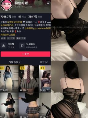 抖音 粉色的猪 微密圈 合集 NO.001-012期 最新至：2025.1.15